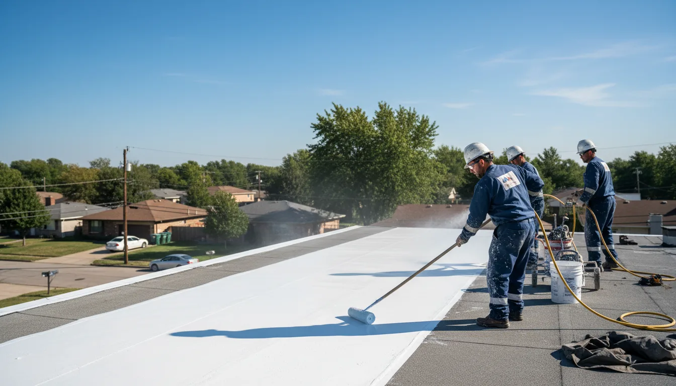 Commercial roof coating in East Syracuse, NY near me